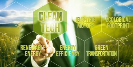 Clean technology business concept